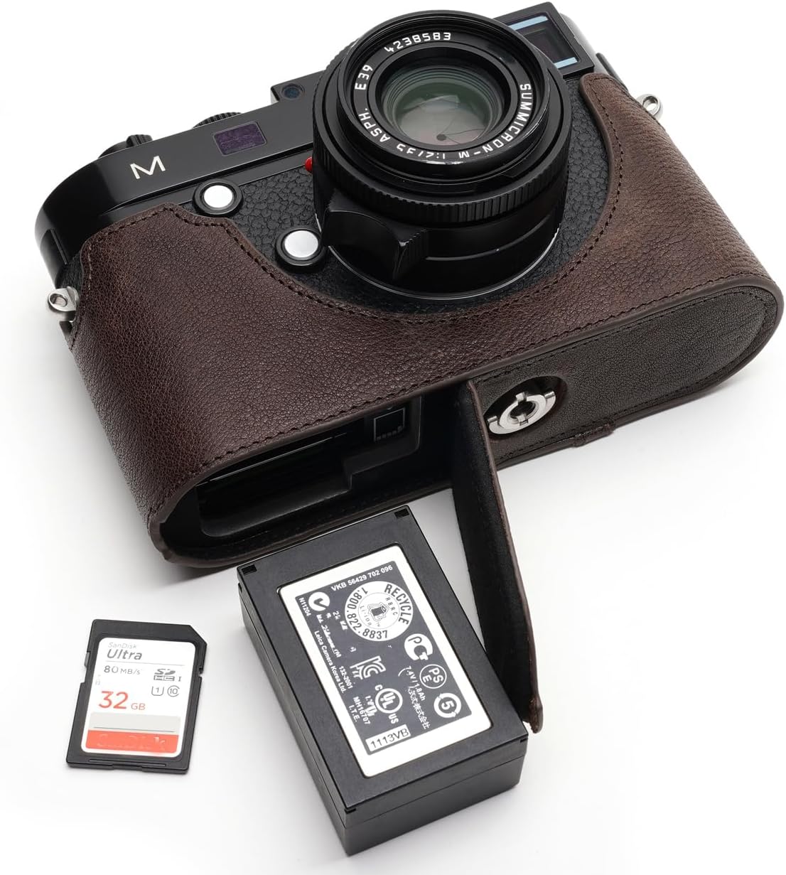Handmade Genuine Leather Half Camera Case for Leica M Series