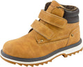 TZJS Kids' Hiking Work Boots for Boys Girls - Waterproof Ankle Comfort