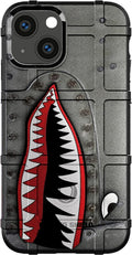 P-40 TigerShark Jaws Teeth Rugged Shield Case for iPhone 16