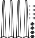 SMARTSTANDARD 32 Inch Hairpin Table Legs for Stylish Furniture