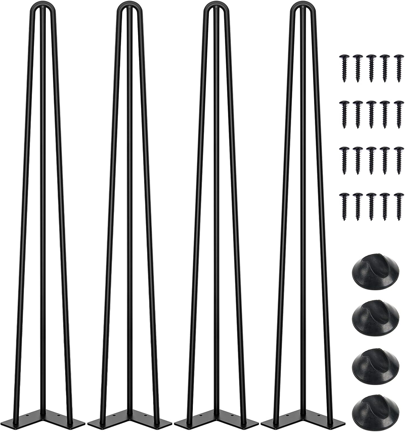 SMARTSTANDARD 32 Inch Hairpin Table Legs for Stylish Furniture