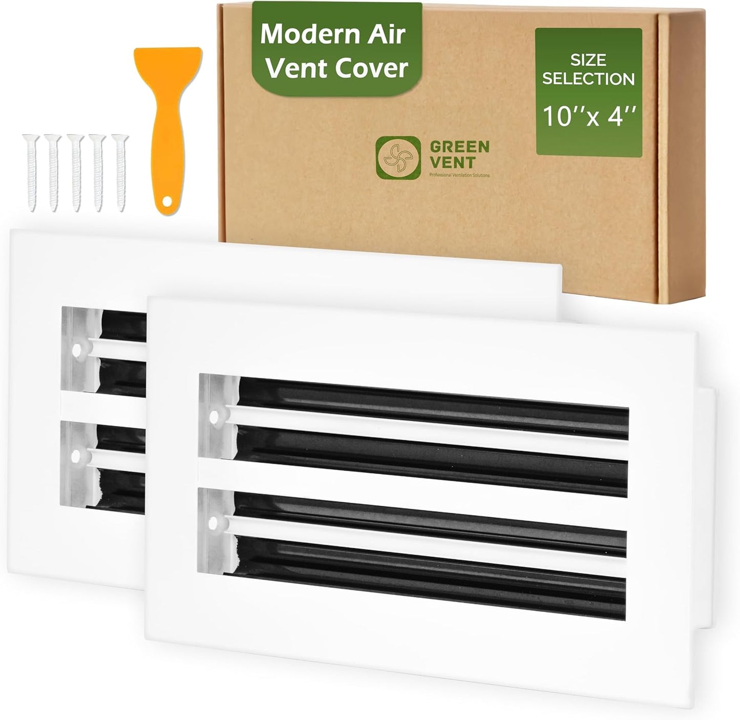Decorative 10x4 Air Vent Cover for Wall or Ceiling Use