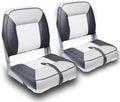Boat Seats Low Back Folding Bass Boat Seat for Fishing Jon Pontoon