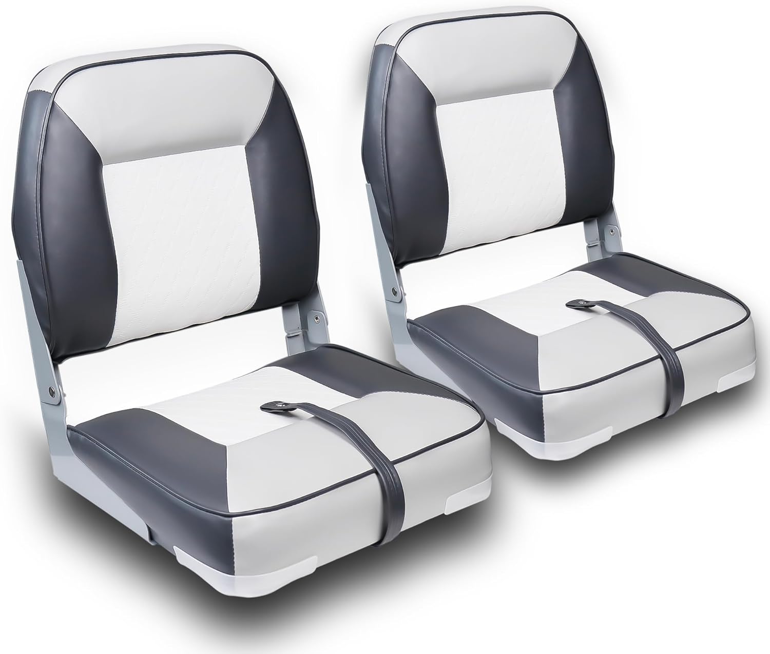 Comfortable Low Back Folding Bass Boat Seat for Fishing Trips