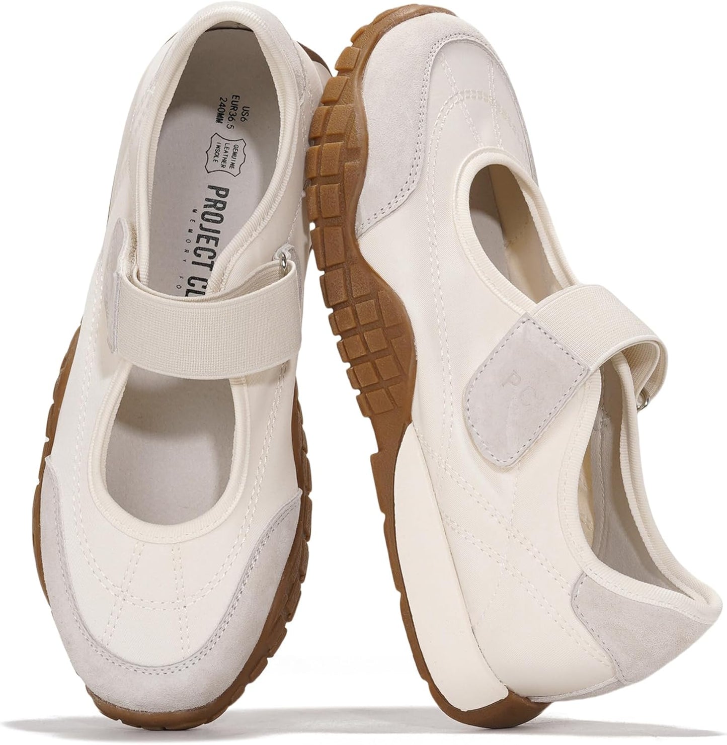Project Cloud Womens Shoes - Lightweight Mary Jane Flats for Comfort