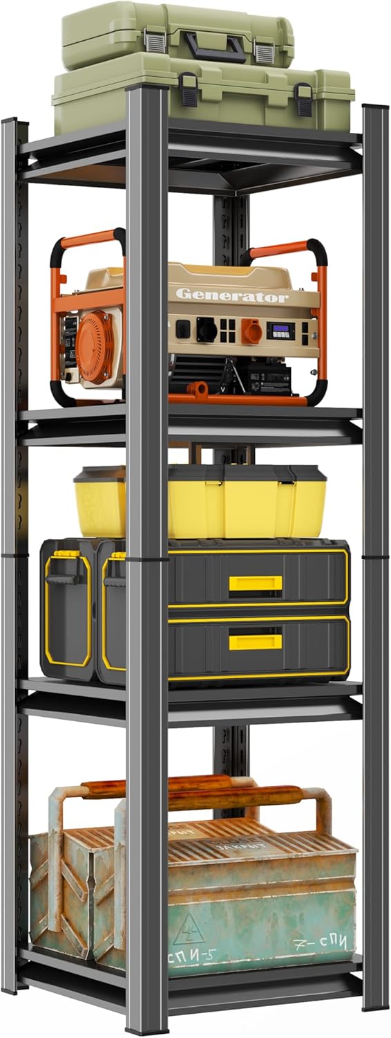 Heavy Duty Metal Garage Shelving Unit for Tools and Equipment