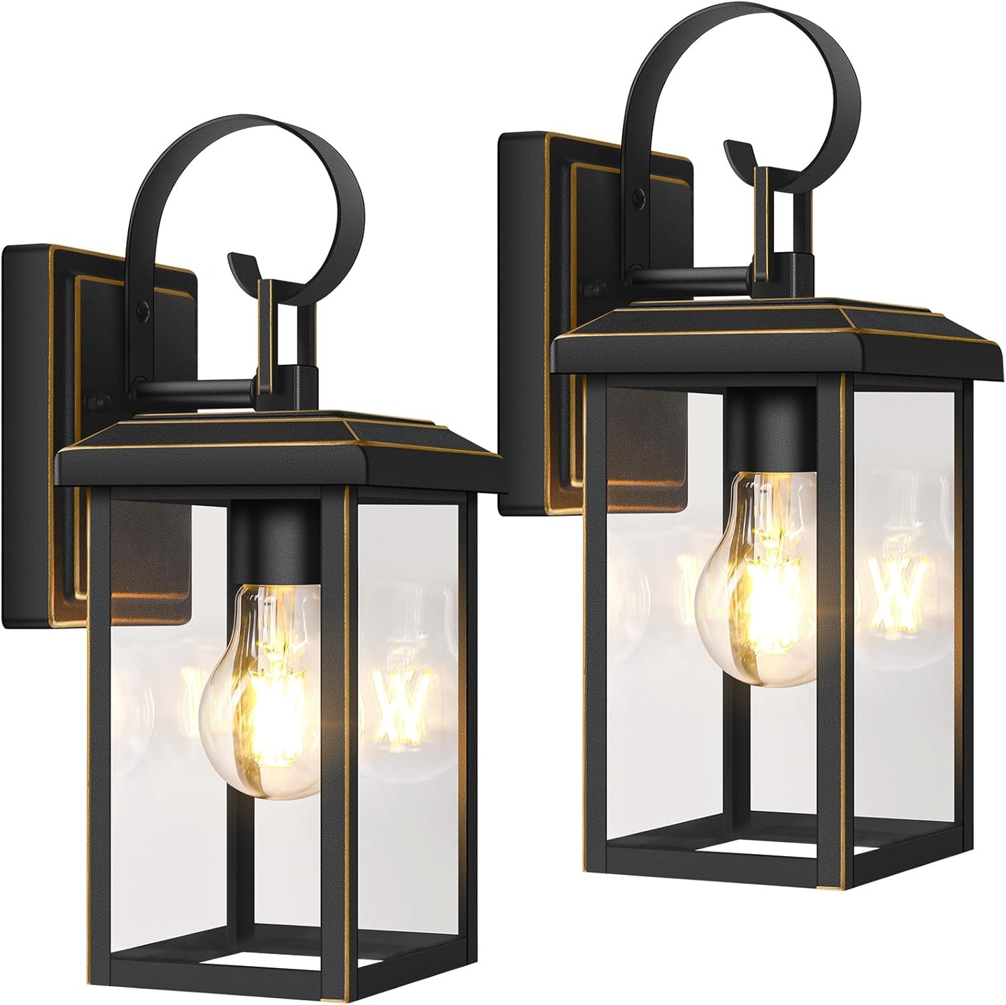 Outdoor Wall Light Fixtures for Modern Homes - BesLowe 2-Pack