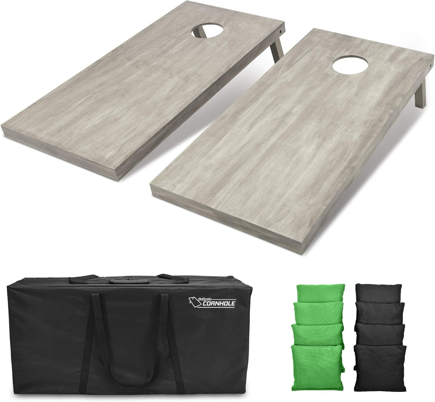 GoSports 4 ft x 2 ft Wooden Cornhole Boards Set for Fun