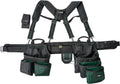 Pro Framer's 28-Pocket Combo Apron Tool Belt with Padded Suspenders