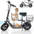 Caroma 1200W Peak Electric Scooter with Seat - 30 Mile Range Commuter
