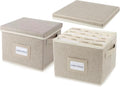 Greeting Card Organizer Box with 16 Dividers - Compact Storage for 150