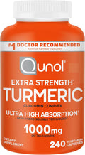 Qunol Turmeric Curcumin Supplement 1000mg - Extra Strength Joint