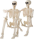 36 in Halloween Skeleton Decor 2PCS - Posable 3ft Outdoor Props