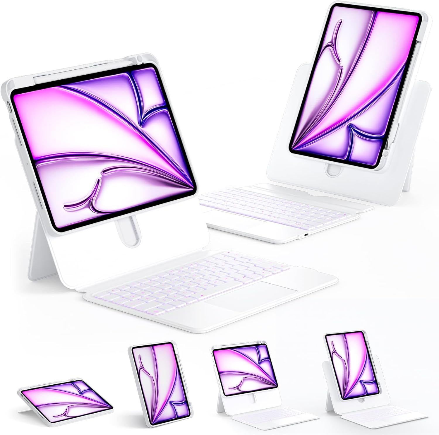 iPad Pro 13-inch Keyboard Case with Multi-Touch Trackpad & More