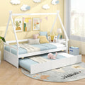 Giantex Twin House Bed: Safe Teepee Design