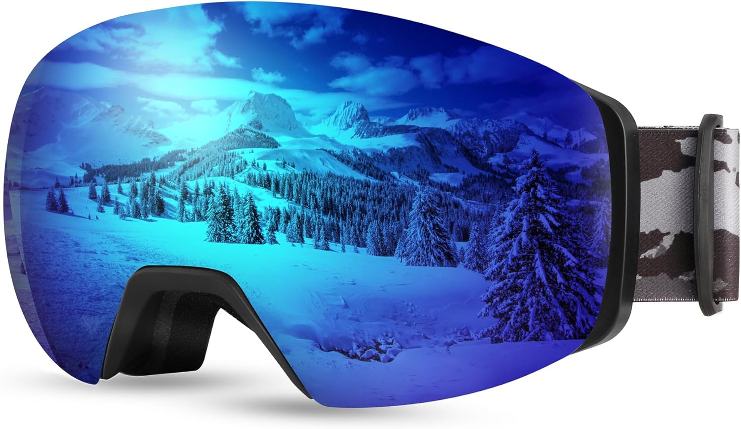 FEISEDY Frameless Ski Goggles - 100% UV Protection
