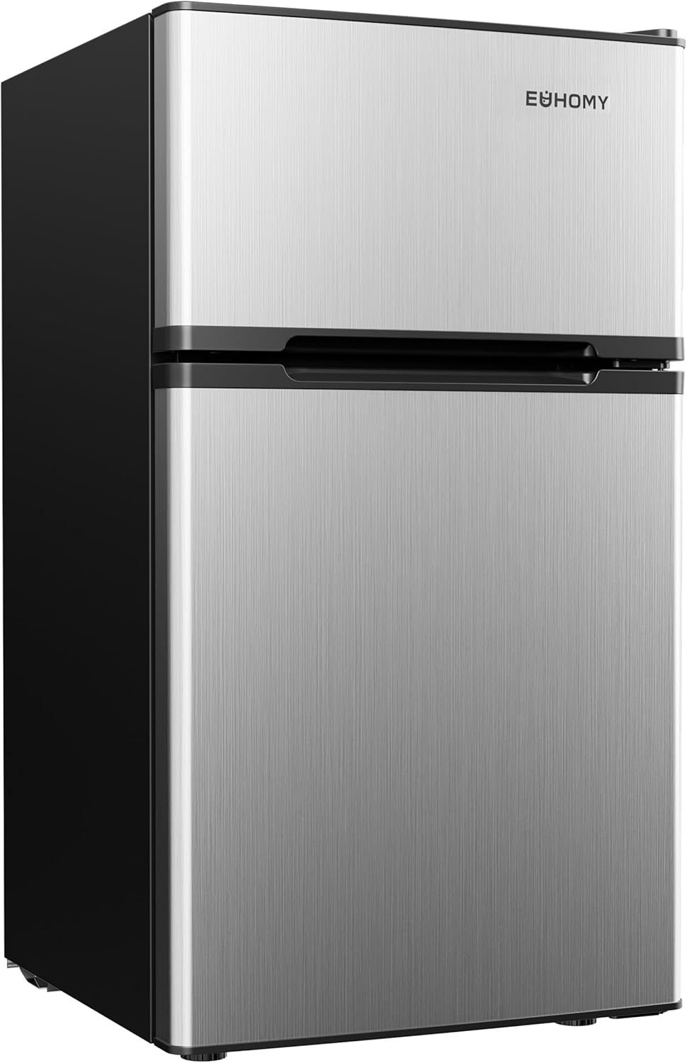 Euhomy Mini Fridge with Freezer for Bedroom and Office Use