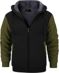 Comfortable Men's Winter Zip Hoodie with Fleece Lining