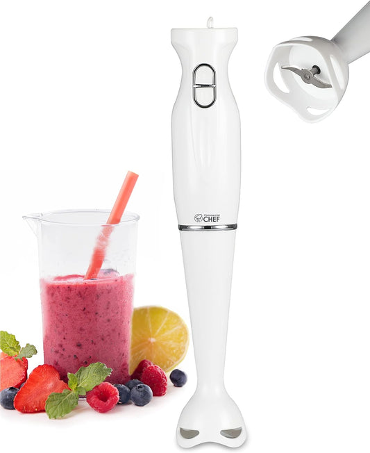 Quiet-Motor Stainless Steel Hand Blender