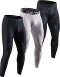 DEVOPS Compression Pants 2 or 3 Pack Men's Athletic Leggings Shoes