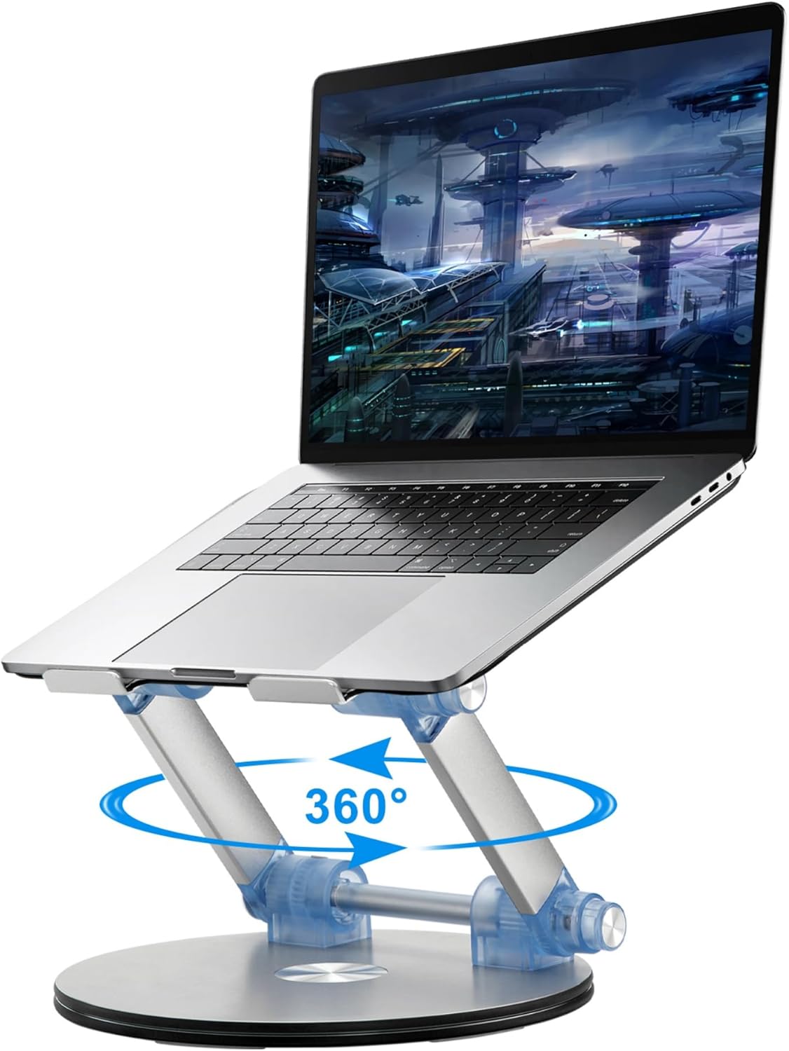 360 Swivel Laptop Stand: Ergonomic & Adjustable