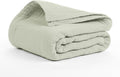Cotton Muslin Throw Blanket 50in x 70in - Lightweight 4-Layer Gauze