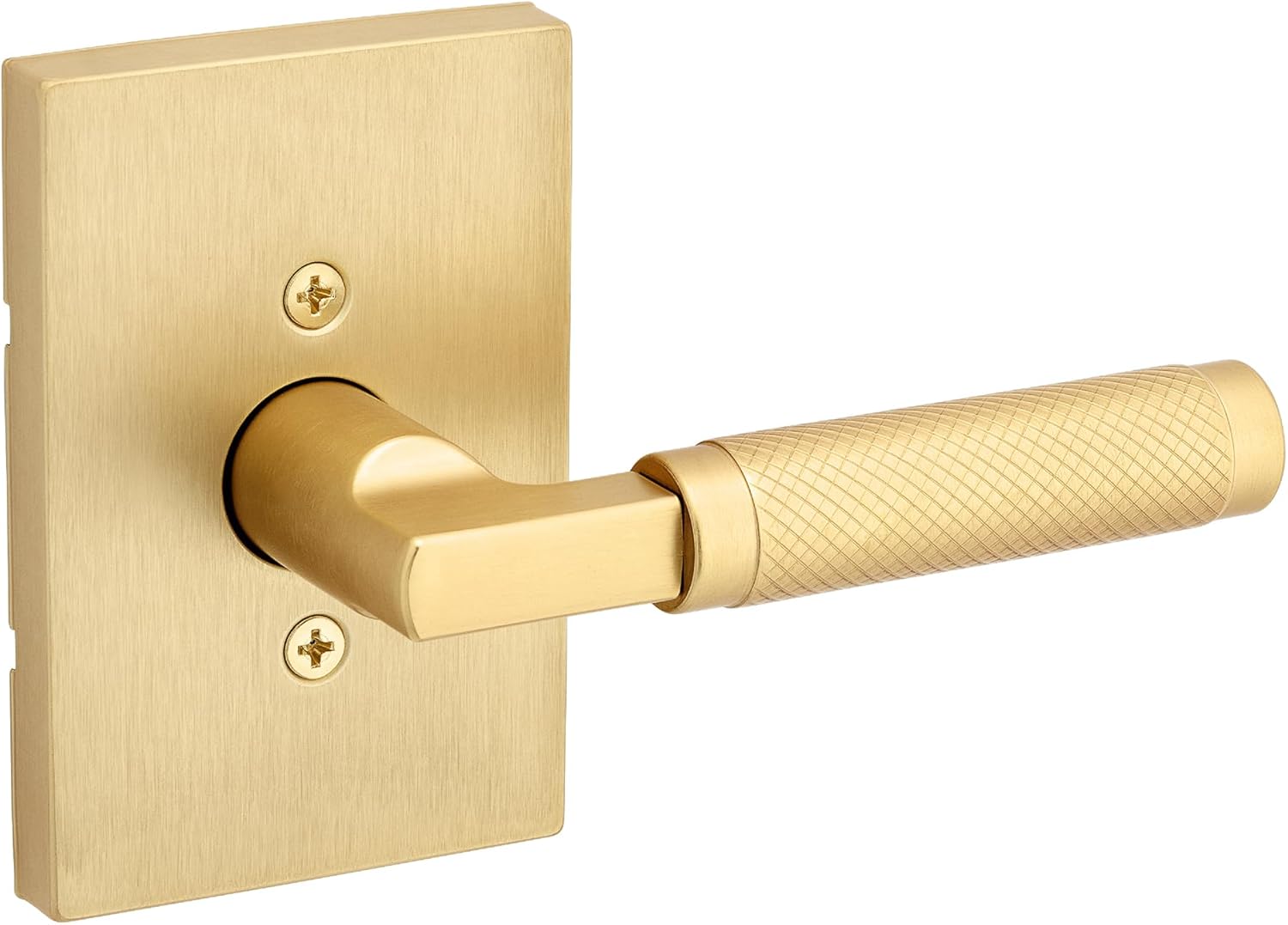 Kwikset Prava Dummy Door Knurled Handle for Modern Homes