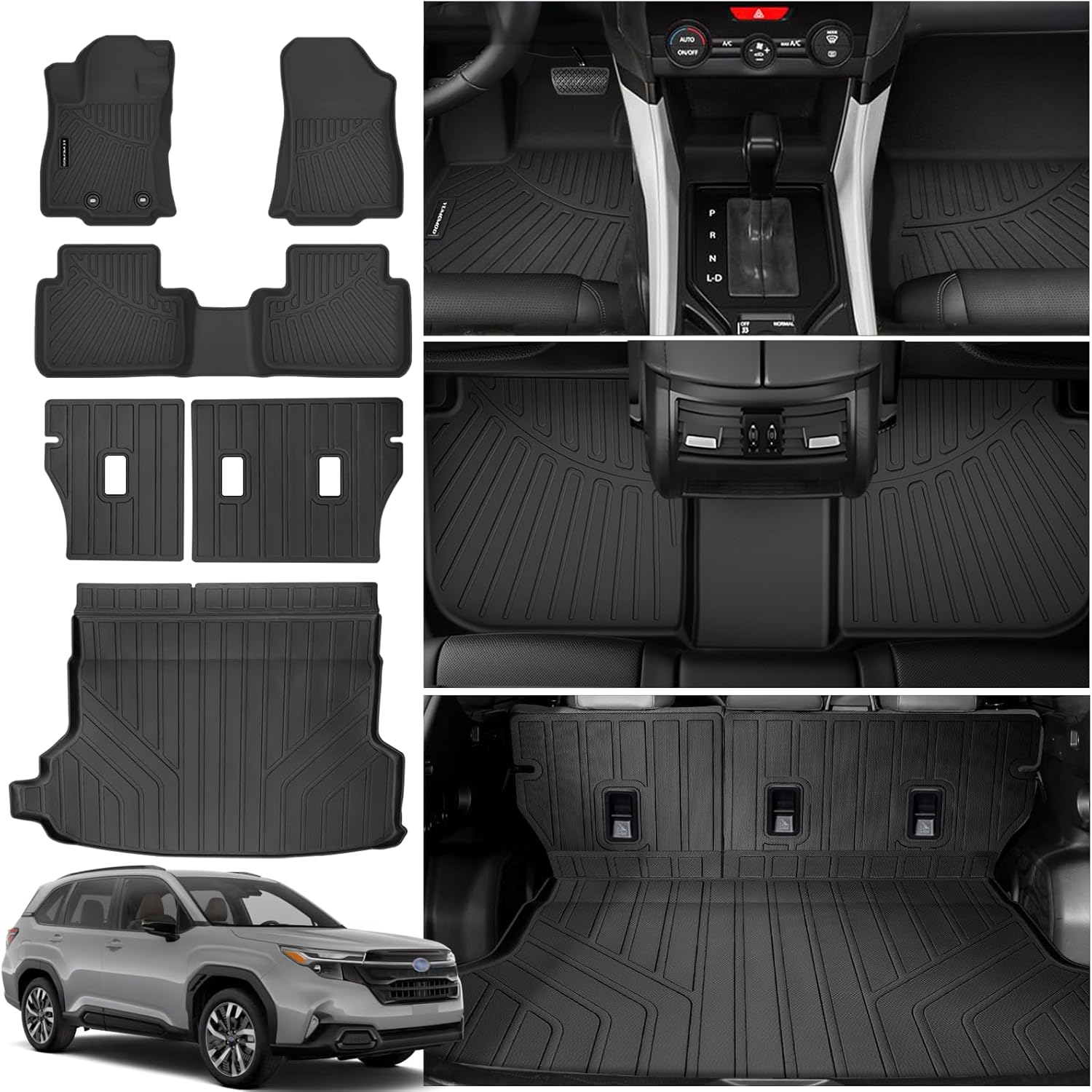 Floor Mats for 2025 2026 Subaru Forester - All Weather Protection