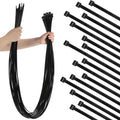 XunYee 48 Pcs 60 Inch Heavy Duty Zip Ties for Outdoor Use