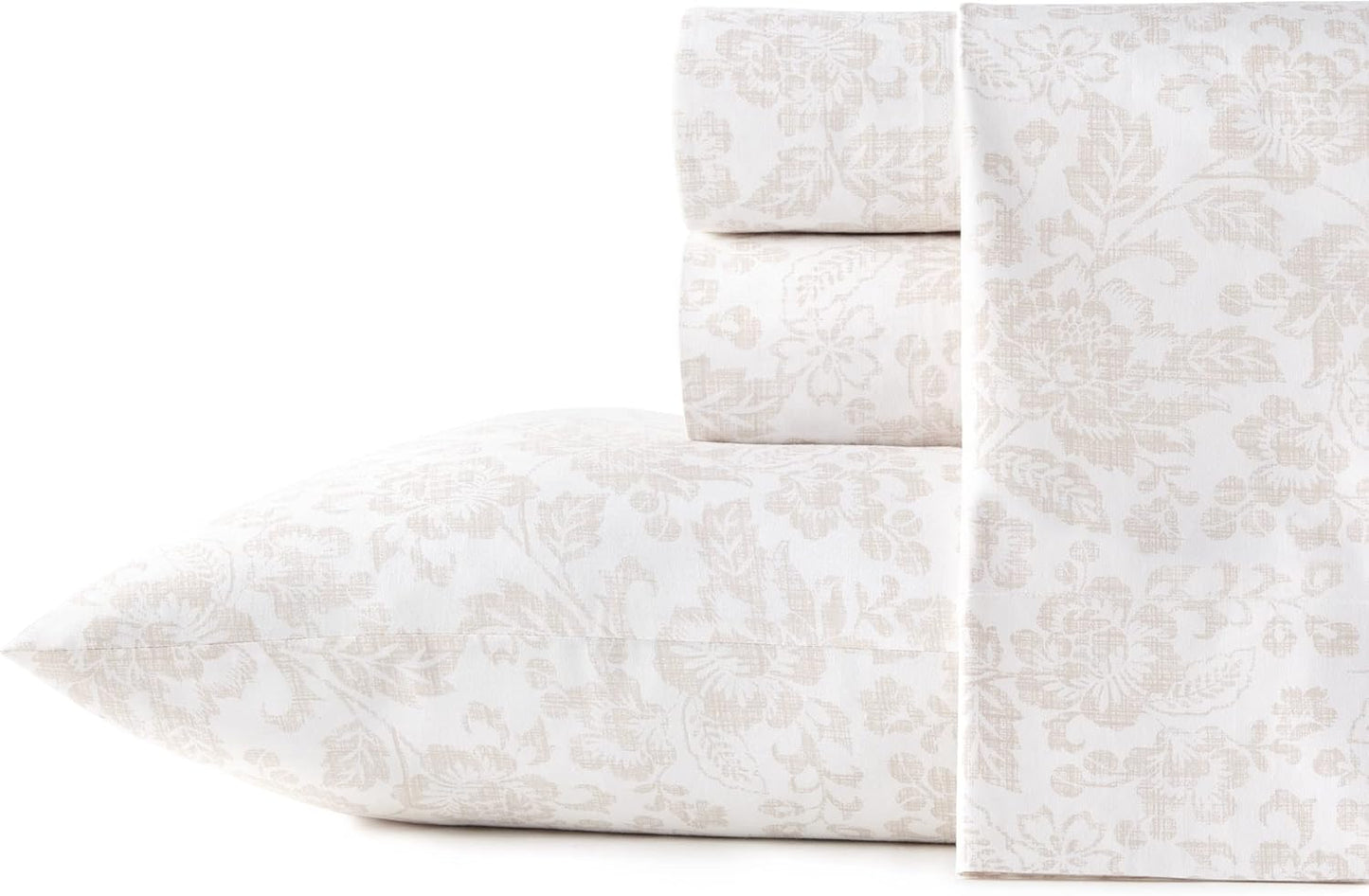 Stone Cottage Full Sheets Set - Crisp Cotton Percale Bedding