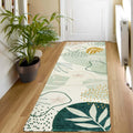 Lahome Green Runner Rugs for Hallway 2x8 Non-Slip Washable