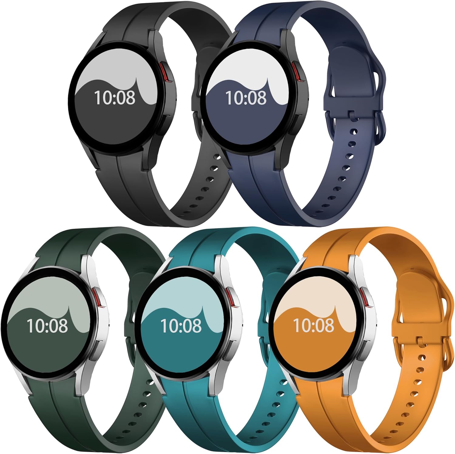Colorful Buckle Silicone Band for Samsung Galaxy Watch
