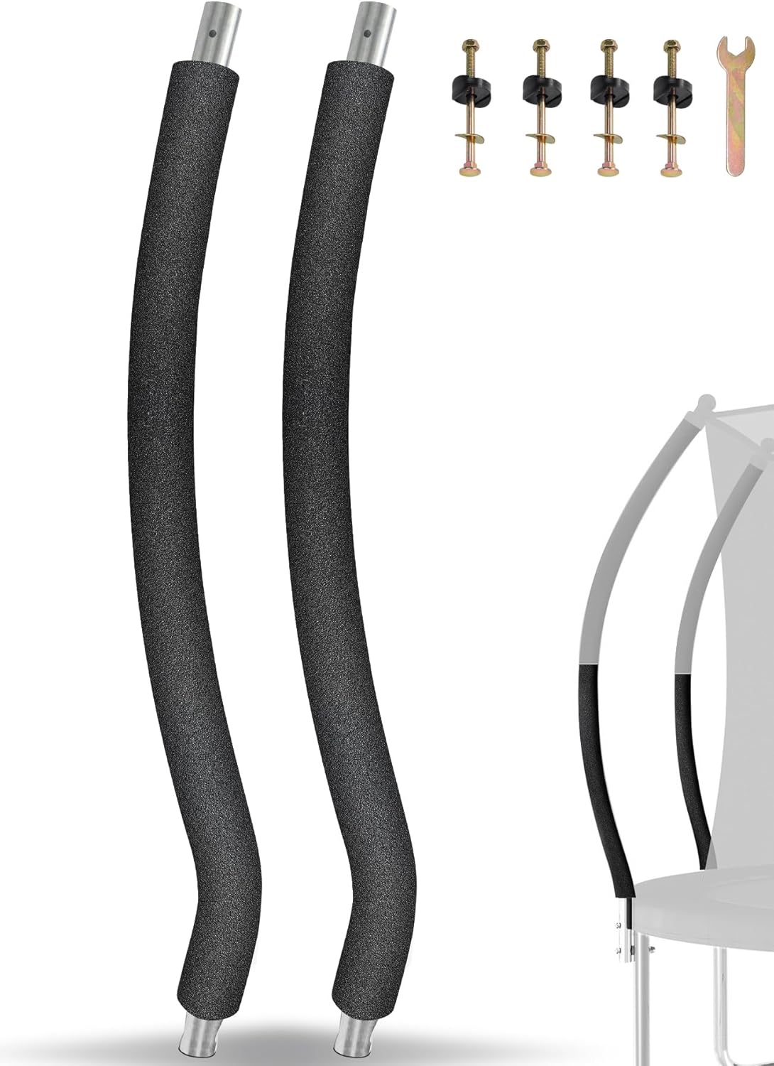 Trampoline Poles Replacement for Jumpzylla 8ft 10ft 12ft 14ft