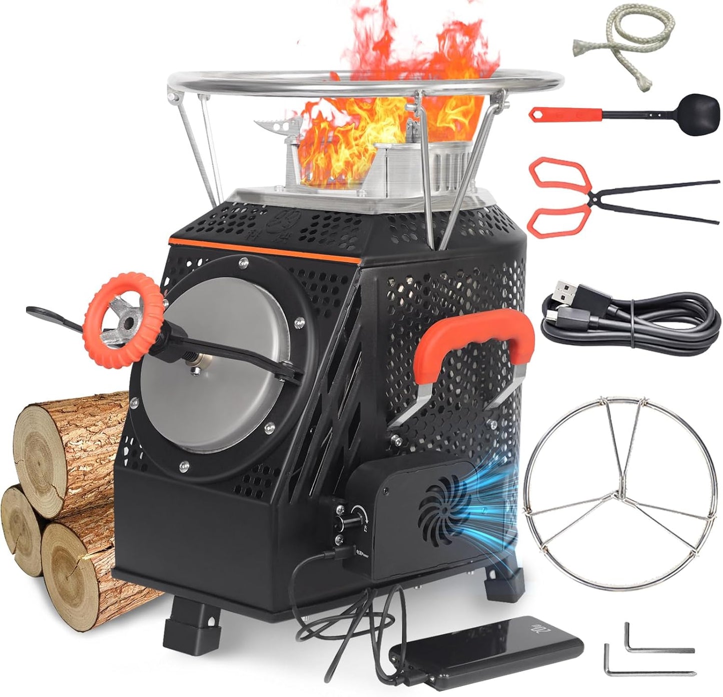 Portable Stainless Steel Camp Stove - Ultimate Outdoor Cooking Companion