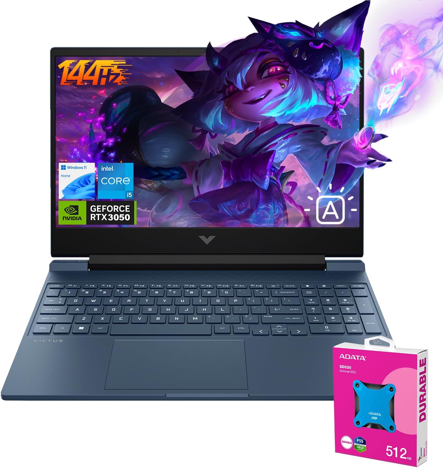 HP Victus 15 i5 Gaming Laptop with 64GB RAM and 2TB SSD