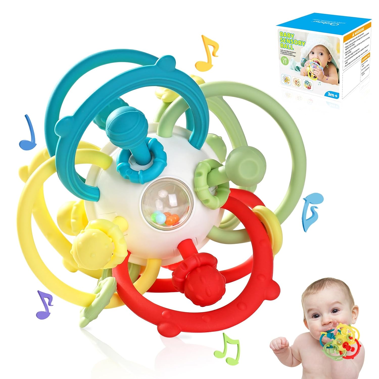 Orzbow Infant Teething Toys - Stimulate Minds & Hands