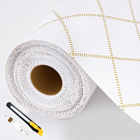 Non-Adhesive Shelf Liners for Kitchen Cabinets - Waterproof & Durable
