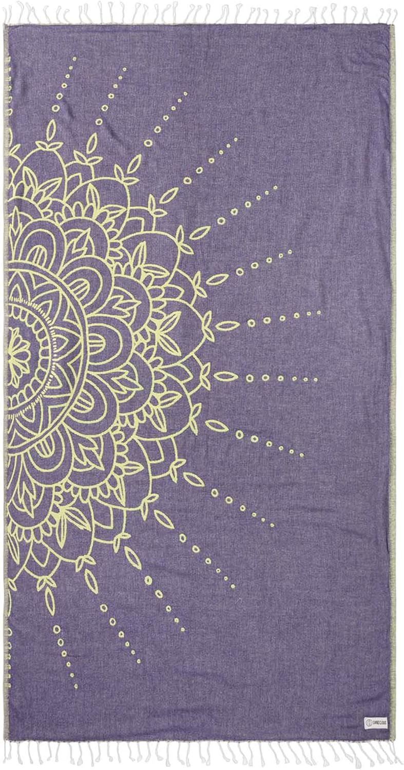 Sand Cloud Turkish Beach Towel - Quick Dry & Sand Free Design
