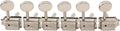 Wilkinson Deluxe WJ55 Vintage 6 Inline Guitar Tuners - Nickel