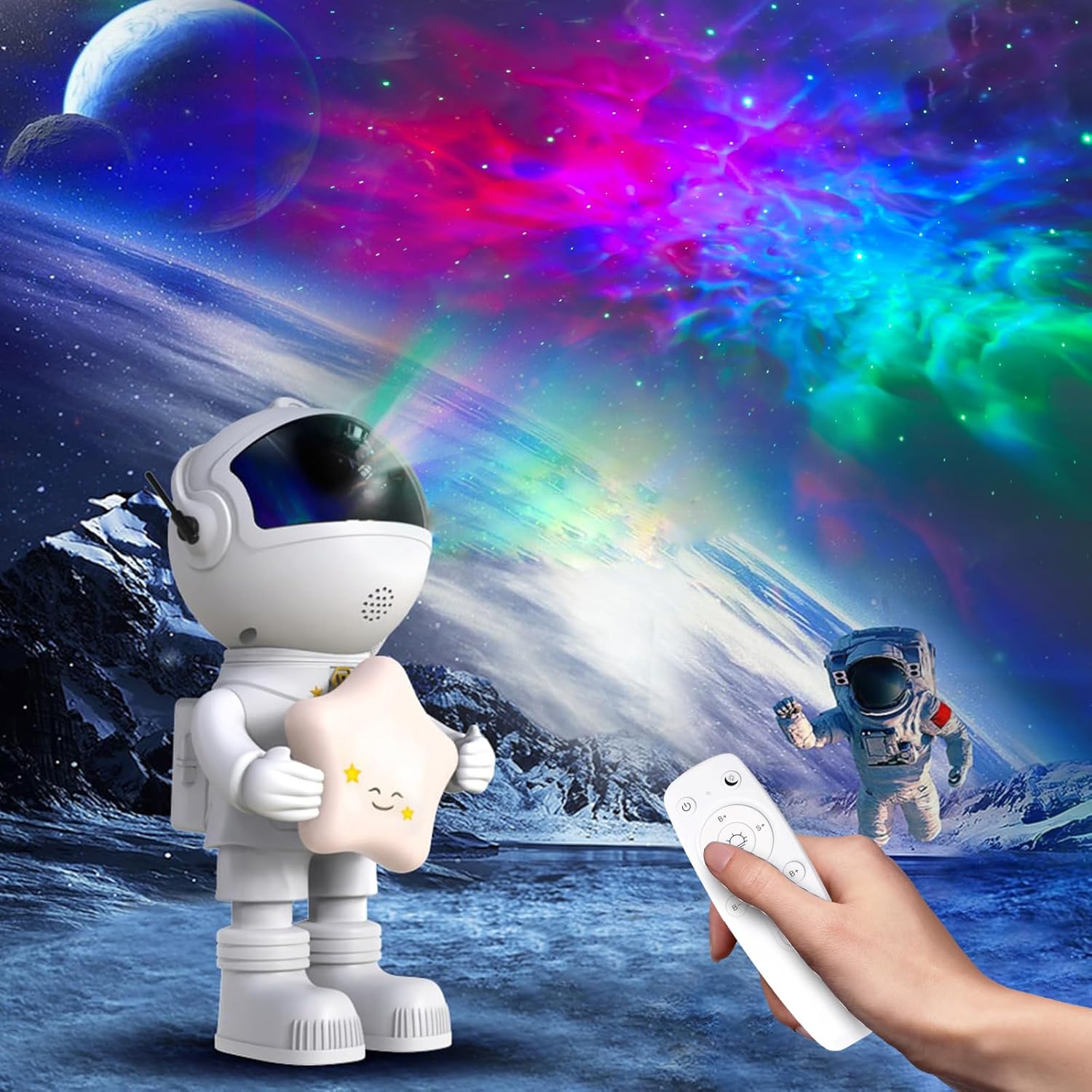 Starry Night Sky Projector - Remote Control Nebula Lamp