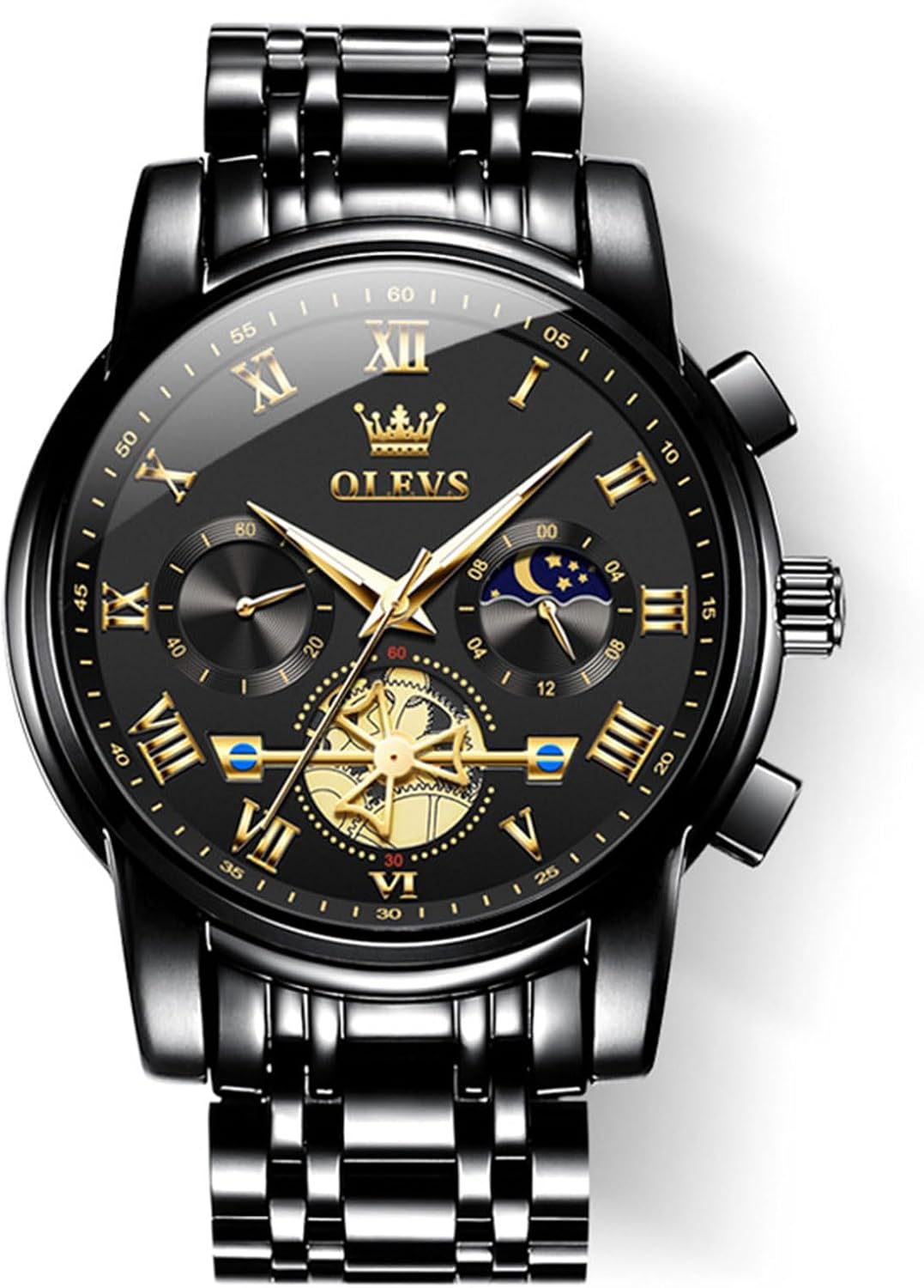 SHICHENG Men's Flywheel Business Watch ~ Luminous Day Display