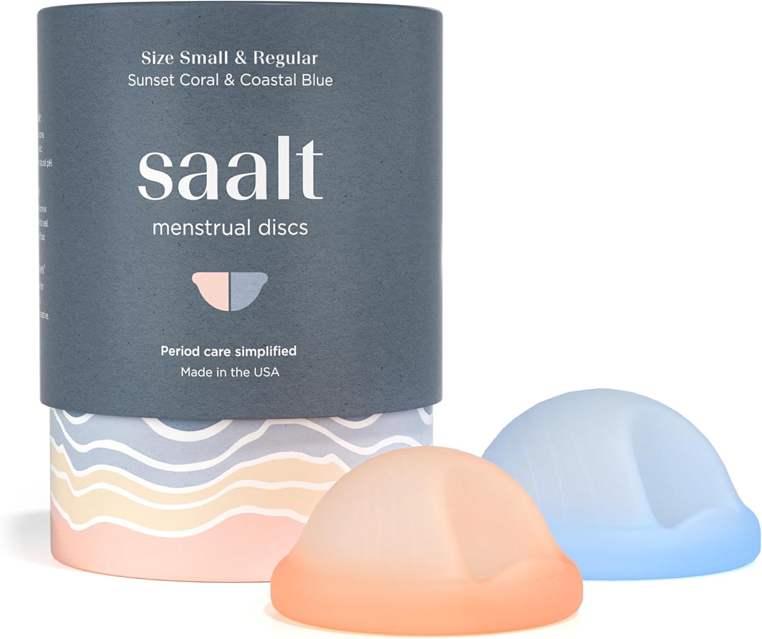 Saalt Menstrual Disc Duo for 12-Hour Protection and Comfort