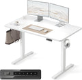 FEZIBO 48 x 24 in Electric Standing Desk - Smooth Height Adjust
