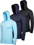 Men's Dry Fit Wicking Long Sleeve Fishing Active Hoodie
