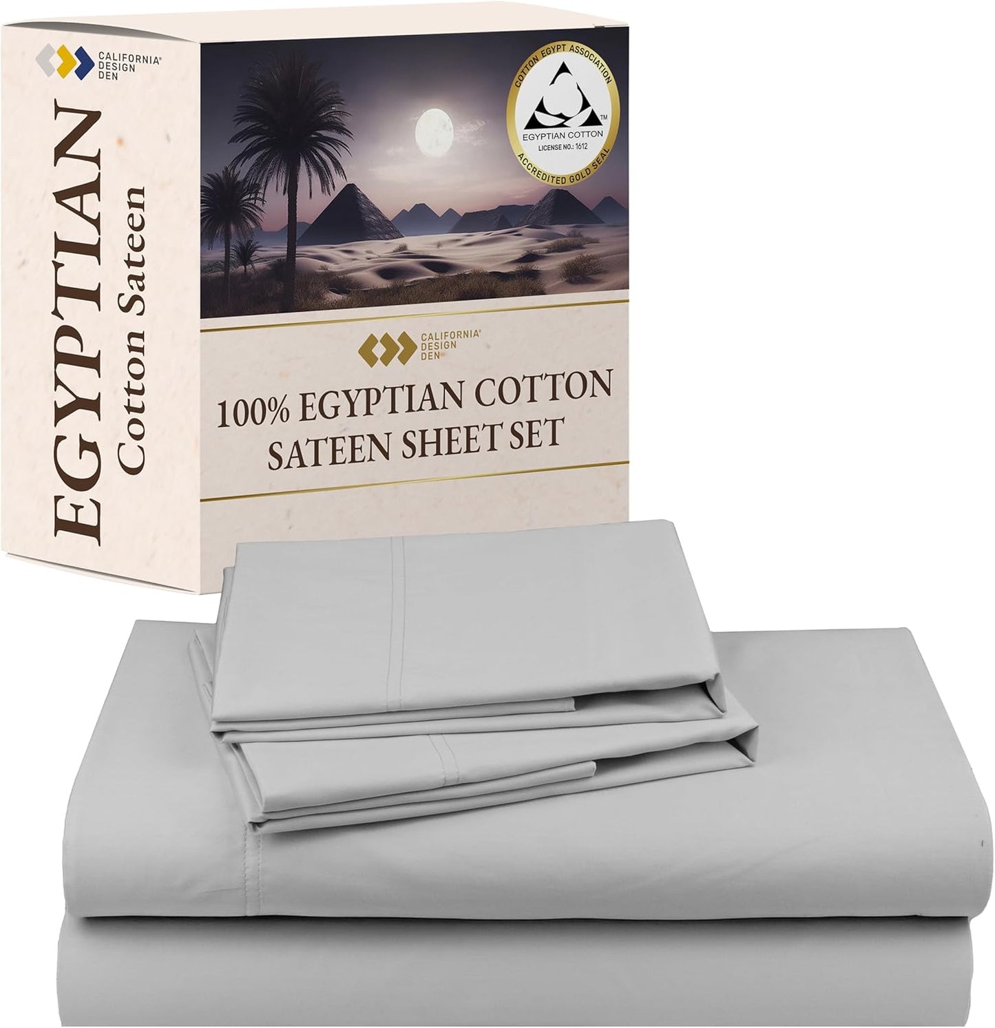 Luxury 100% Egyptian Cotton Bedsheets for California King Size