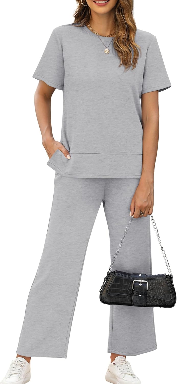 XIEERDUO Women's 2 Piece Lounge Set for Travel and Comfort