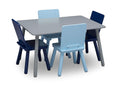 Kids Table and Chair Set with 4 Chairs - Sturdy Playroom Furniture