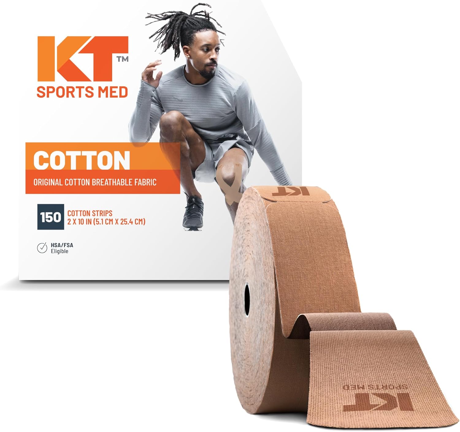 KT Tape Original Cotton Elastic Kinesiology Athletic Tape Review