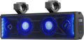 UTV Sound Bar 17 in 4-Speaker Bluetooth Sound System - LED Music Sync