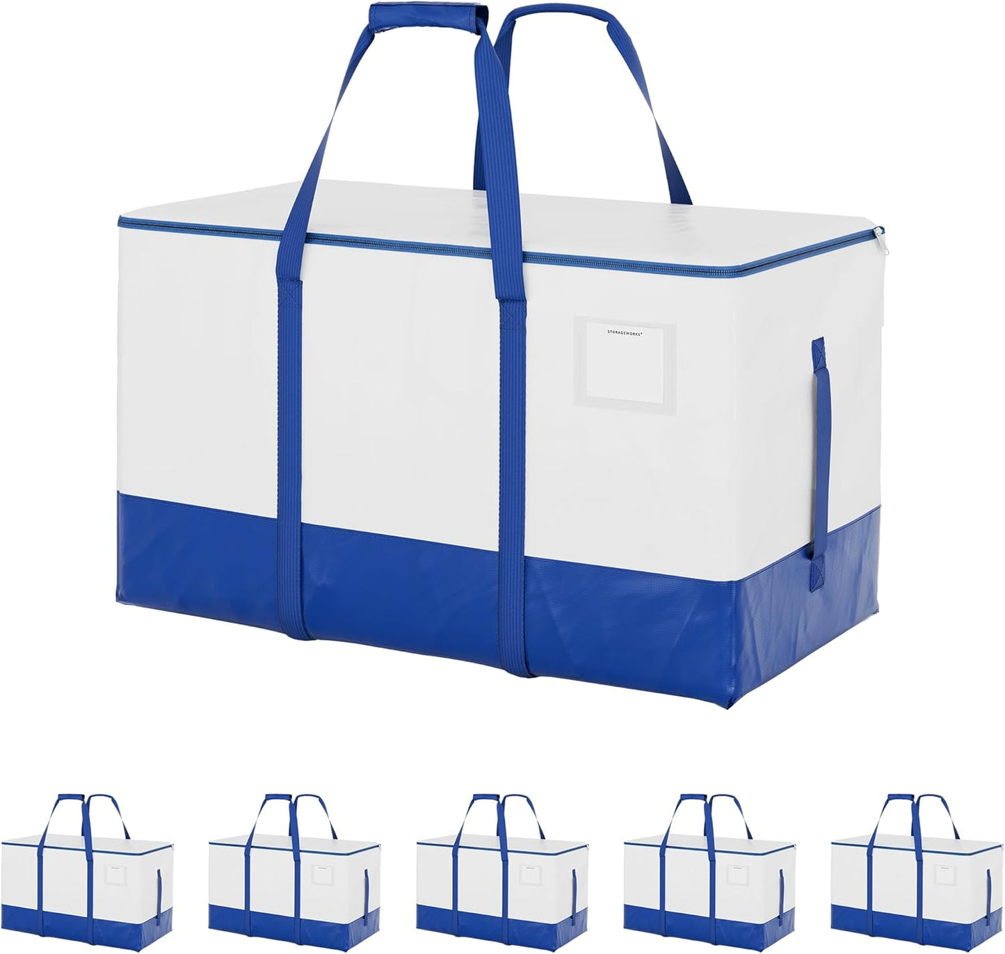StorageWorks Extra Large Moving Bags with Lid for Easy Packing